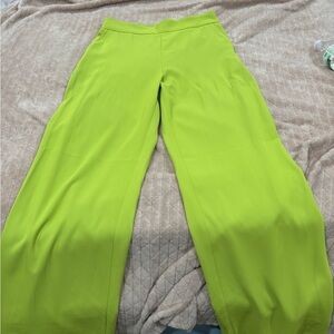 Sincerely Jules Lime Green Wide Leg Pants